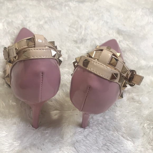 Shishang Girl Studded pink pumps - Picture 3 of 7